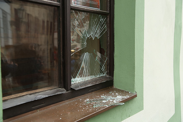 A2B Glass are able to board up broken windows while they are being repaired in Hadley.
